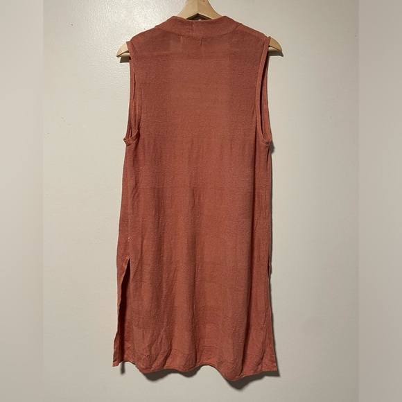 Cynthia Rowley  Sleeveless Open Front Vest - Medium - Picture 7 of 9